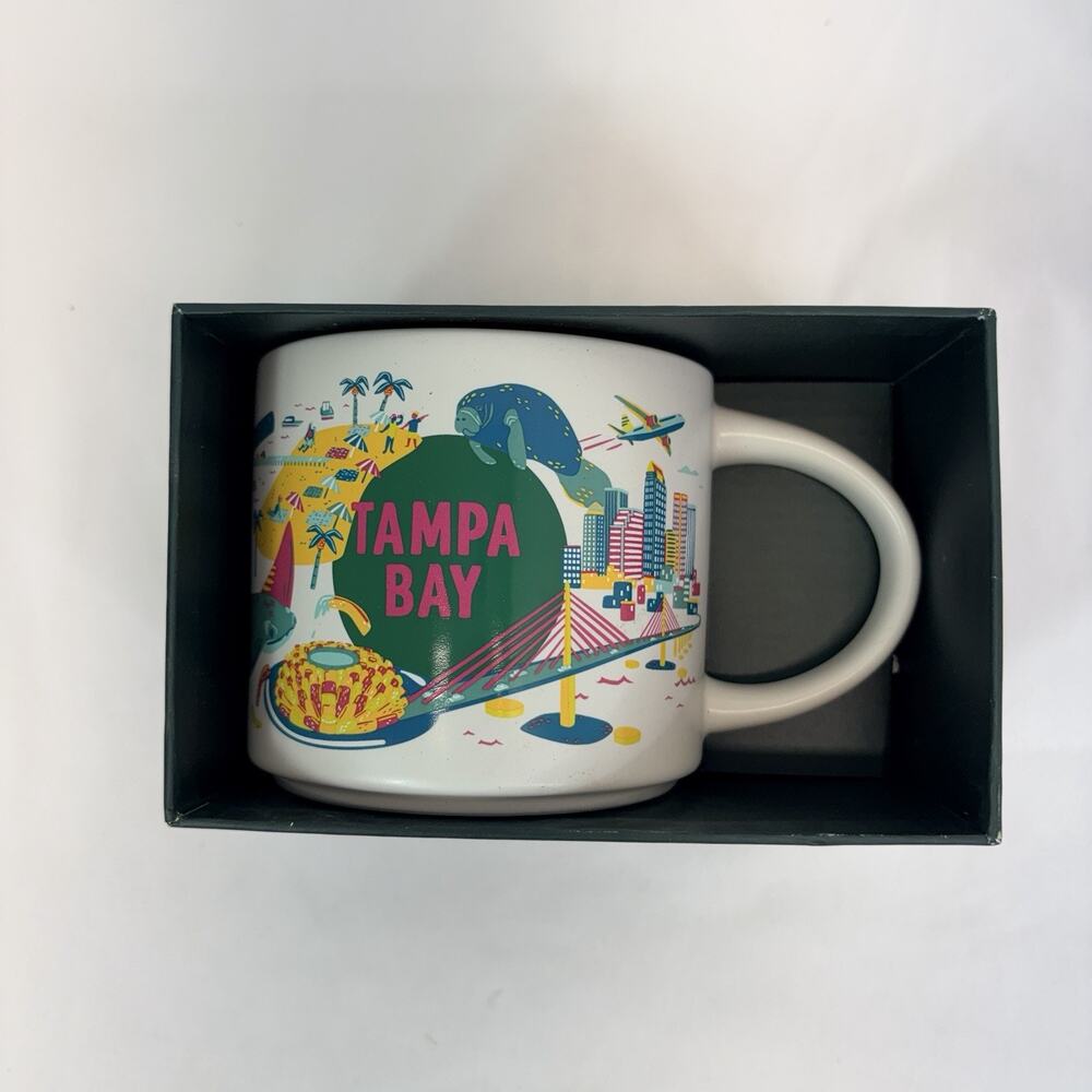 Starbucks Discovery Series Mug Tampa Bay 14 Oz. New In Box, collectible, coffee